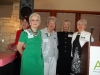 Margaret Horn, Terry Meury, charter members, Paulette Schutes, Jeannine Reynolds, Co Presidents