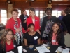 Central AZ College students Rosalinda Maldonado, Bijaun Arnold, Cristal Severino, Gilberte Bussey with members Leo Recker, Sheila Petriello